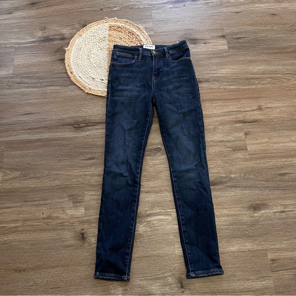 FRAME DENIM Le High Skinny Crop Womens Jeans